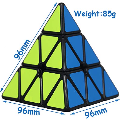 مكعب السرعة الهرمي MYWH 3X3X3 لغز المكعب السحري المثلث للأطفال والكبار - Image 4